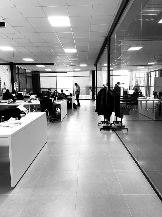 Picture of people in office